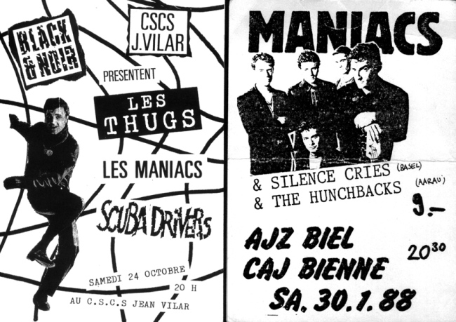 flyers Les Maniacs Thugs Scuba Drivers